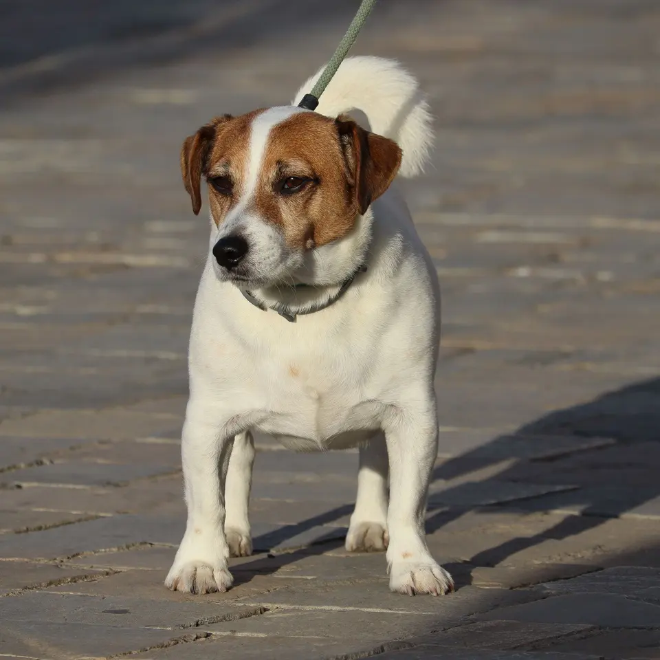 Close-up of a Jack Russell Terrier Outdoors